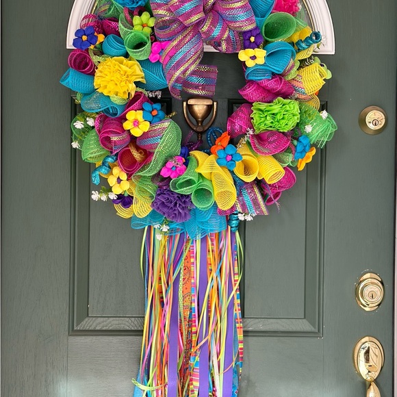 SOLD! Fiesta Wreath - Picture 2 of 2